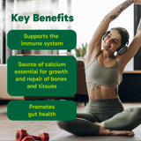 Organika Canadian-Made Colostrum (Bovine)- Immune Support, Grass-Fed- 180caps