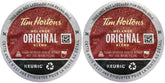 Tim Hortons Original Coffee blend, Single Serve Keurig K Cup Pods, Medium Roast, 12 Count, Red (Pack of 2)