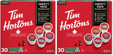 Tim Hortons Variety Pack, Original, Dark Roast, Colombian, Bold Roast and French Vanilla, Single Serve Keurig K-Cup Pods, 30 Ct (Pack of 2)