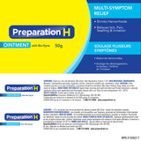 Preparation H Multi-Symptom Hemorrhoid Treatment Ointment with Bio-Dyne, 50g Tube