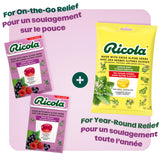 Ricola Berry Medley Herbal Cough Drops with Swiss Alpine Herbs and Low Menthol for Everyday Throat and Voice Care - 180 Count - Throat Lozenges with Low Sugar