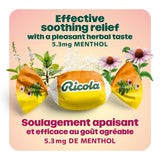 Ricola Honey Lemon Echinacea Cough Drops with Menthol - Minor Cough and Sore Throat Relief - 45 Count – Herbal Throat Lozenges