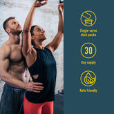 Organika Canadian-Made Creatine Powder- Pure Micronized Creatine Monohydrate - Helps Build Lean Muscle, Improve Recovery and Performance for Men and Women- 30 x 5g sachets