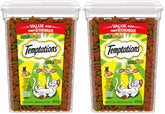 TEMPTATIONS Mix-Ups Cat Treats, Catnip (Chicken, Catnip & Cheddar Flavour), 454g Tub (Pack of 2)