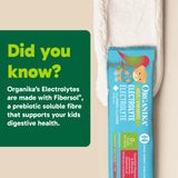 Organika Kids Electrolytes Powder Sticks - Sugar-Free Hydration + Immune support with 100% of daily Vitamin C, Minerals and Prebiotic Fibre | Strawberry Kiwi Flavour - 3.5g x 20 sachets