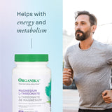 Organika Magnesium L-Threonate- High Absorption to Boost Magnesium Levels- 90vcaps & Magnesium Bisglycinate - 200mg, High Absorption, Muscle Recovery, Heart Support, 120vcaps