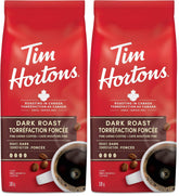 Tim Hortons Dark Roast, Fine Grind Coffee, 300g Bag (Pack of 2)