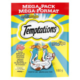 TEMPTATIONS Mix-Ups Cat Treats, Tuna, Shrimp, Salmon, 180g Pouch (10 Pack)
