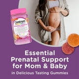 Centrum Prenatal Multigummies with DHA and Folic Acid, Postpartum Multivitamin and Mineral Supplement, 60 count, 30 day supply.