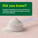 Organika Canadian-Made Electrolytes Powder with Vitamin C & Prebiotic Fibre - Sugar-Free Hydration Drink Mix - Lemon Iced Tea - 210 g - 60 servings