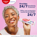 Colgate Sensitive Toothpaste for Sensitive Teeth, 1 Pack, Anticavity Toothpaste with Fluoride and Potassium Nitrate, Helps Prevent Bad Breath, Cavities, and Tartar Buildup, Spearmint, 72 mL