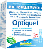 Boiron RhinAllergy for Relief from Allergy Symptoms of Sneezing, Runny Nose, and Itchy Eyes & Optique 1, Eye drops used to relieve minor eye irritations such as dry, itchy or red burning