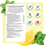 Ricola Sugar Free Lemon Mint Throat Drops, 45 Count, Refreshing Relief From Minor Throat Irritations, Oral Anesthetic