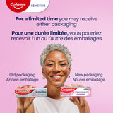 Colgate Sensitive Whitening Toothpaste for Sensitive Teeth, 1 Pack, Toothpaste with Fluoride and Potassium Nitrate, Helps Keep Teeth Whiter and Prevent Bad Breath, Spearmint, 72 mL
