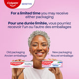 Colgate Sensitive Toothpaste for Sensitive Teeth, 1 Pack, Anticavity Toothpaste with Fluoride and Potassium Nitrate, Helps Prevent Bad Breath, Cavities, and Tartar Buildup, Spearmint, 72 mL