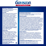 Gaviscon Extra Strength Tablets - 25 Count - Chewable Foaming Antacid Tablets for Day and Night Heartburn Relief, Acid Reflux and GERD Relief, Fruit Blend - Free of Aluminum, Lactose and Gluten