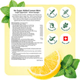 Ricola Sugar Free Lemon Mint Throat Drops, 45 Count, Refreshing Relief From Minor Throat Irritations, Oral Anesthetic