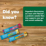 Organika Canadian-Made Electrolytes Powder with Vitamin C & Prebiotic Fibre - Sugar-Free Hydration Drink Mix Variety Pack - Lemonade, Raspberry & Pineapple Passionfruit - 21 Single-Serve Sachets x 3.5g
