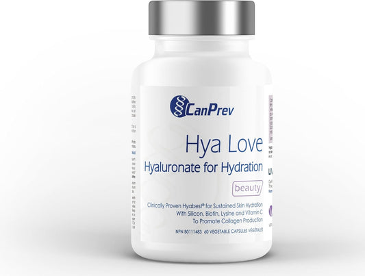 - Hya Love Hyaluronate for Hydration Beauty, 60 V-Caps - Helps in Collagen Formation - Helps to Maintain Healthy Hair, Nail, Mucous Membranes and Skin