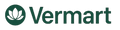 Vermart logo with green text and leaf symbol
