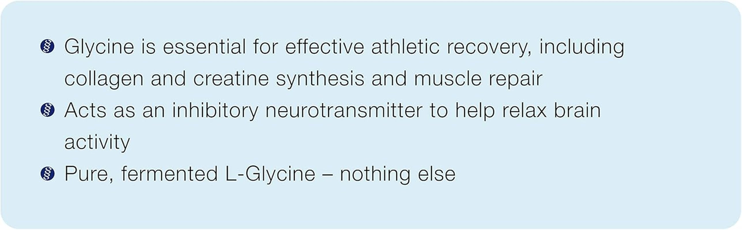 L-Glycine Vegan Amino Acid Powder 450G 90-Servings - 5G L-Glycine per Scoop, Supports Recovery & Athletic Performance, Promotes Rejuvenation, Glycine Supplement for Relaxation & Brain Support