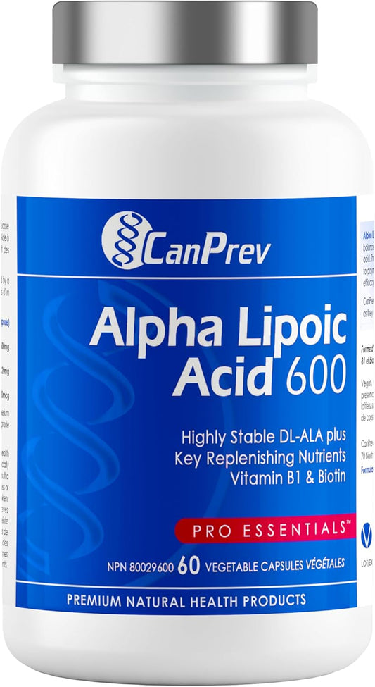 - Alpha Lipoic Acid 600Mg, 60 V-Caps - Antioxidant, Cardiovascular, Daily Detox & Blood Sugar Support Supplement - Replenishing Nutrients B1, Biotin & R Alpha Lipoic Acid 600Mg for Neuropathy