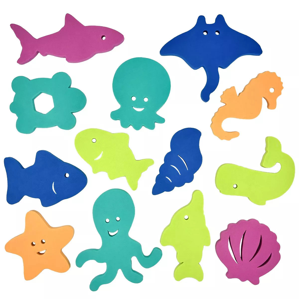 Funplay Foam under the Sea Bath Buddies - 13Pc