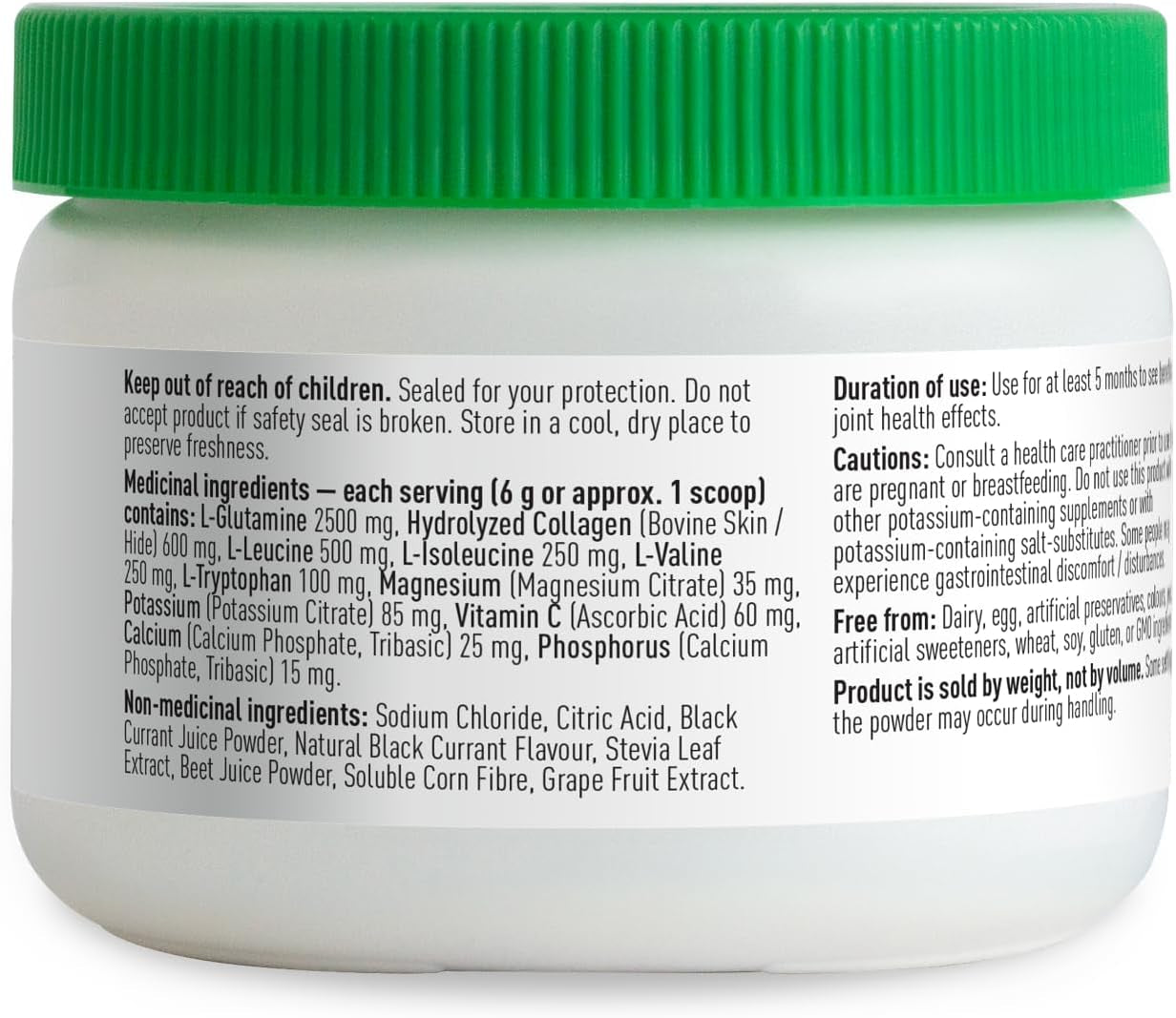 Electrolytes Recovery - Sugar Free Post-Workout Supplement with Bcaas and L-Glutamine - Berry Blast Flavour - 180G, 30 Servings