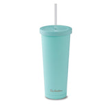 Tim Hortons | 24 oz Aqua Stainless Steel Straw Tumbler
