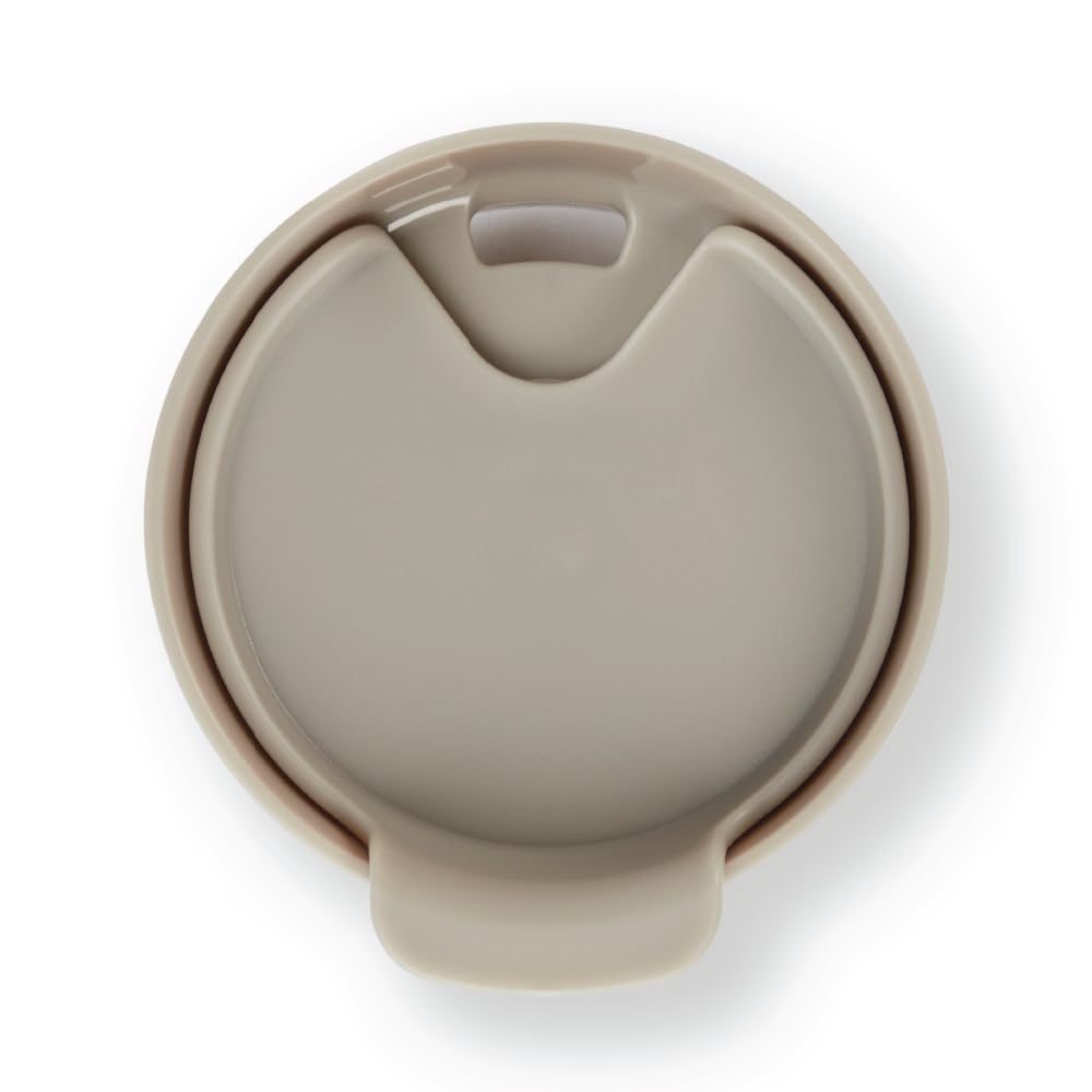 Tim Hortons 40oz Beige Stainless Steel Tumbler with Handle and Straw
