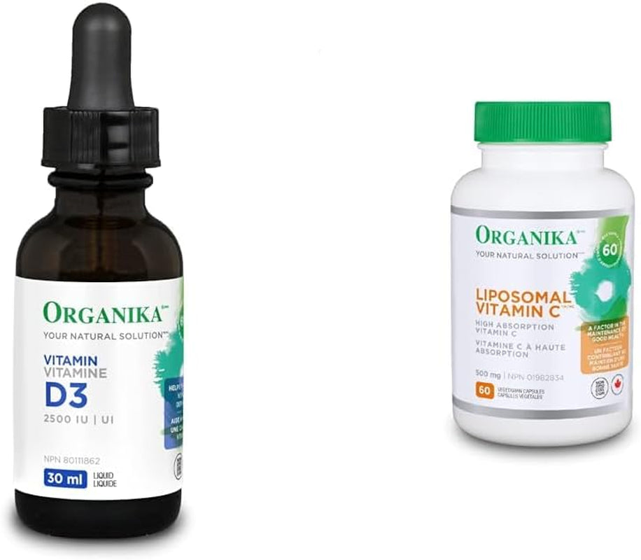 Canadian-Made Vitamin D3 Liquid 2500IU- Olive Oil Base, Immune System Support- 30Ml