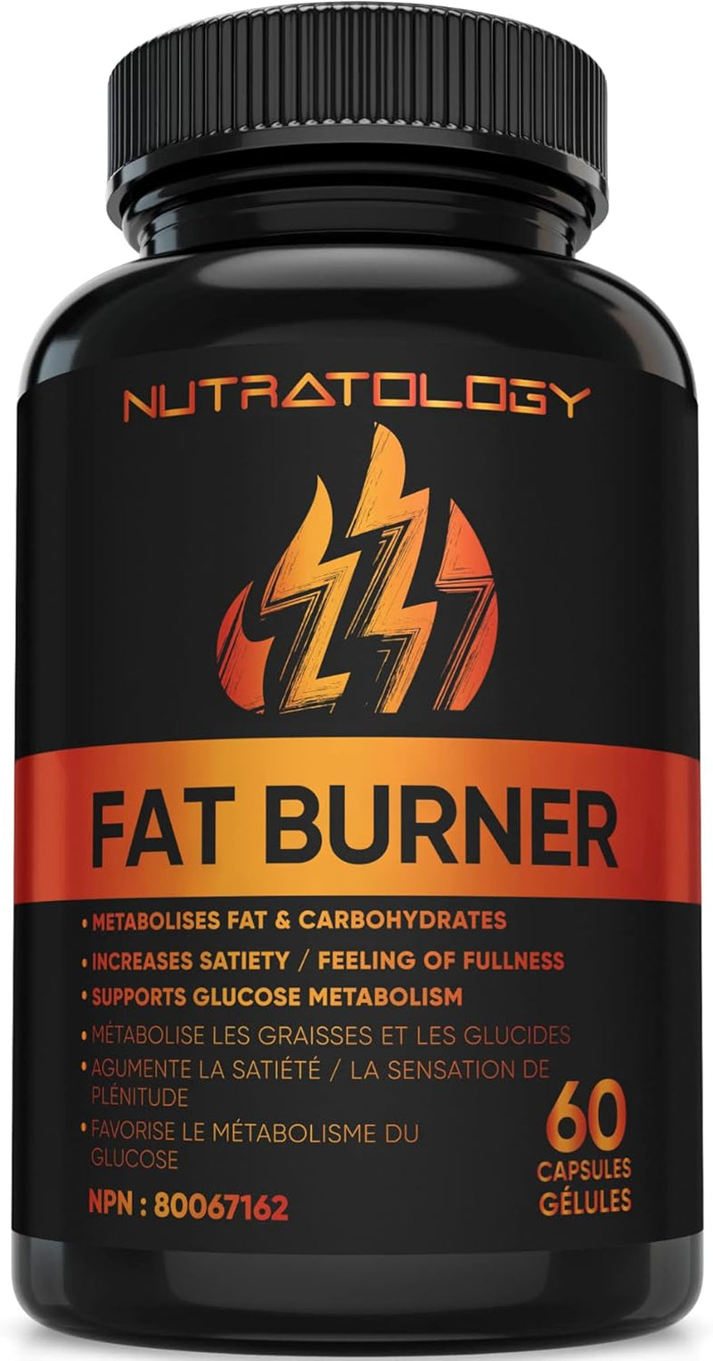Thermogenic Fat Burner - Metabolizes Carbohydrates+Fats - Appetite Suppressant That Helps Satiety - Weight Loss Pills for Women & Men - Bloating Relief - Keto-Friendly - 60 Diet Pills/Caps