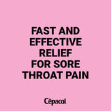 Cepacol Children's Fruity Strawberry, Sore Throat lozenges 36 count
