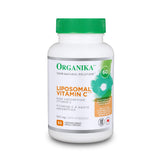 Organika Liposomal Vitamin C 500mg- High Absoprtion for Superior Bioavailability, Immunity- 60vcaps & Magnesium Bisglycinate - 200mg, High Absorption, Muscle Recovery, Heart Support, 120vcaps