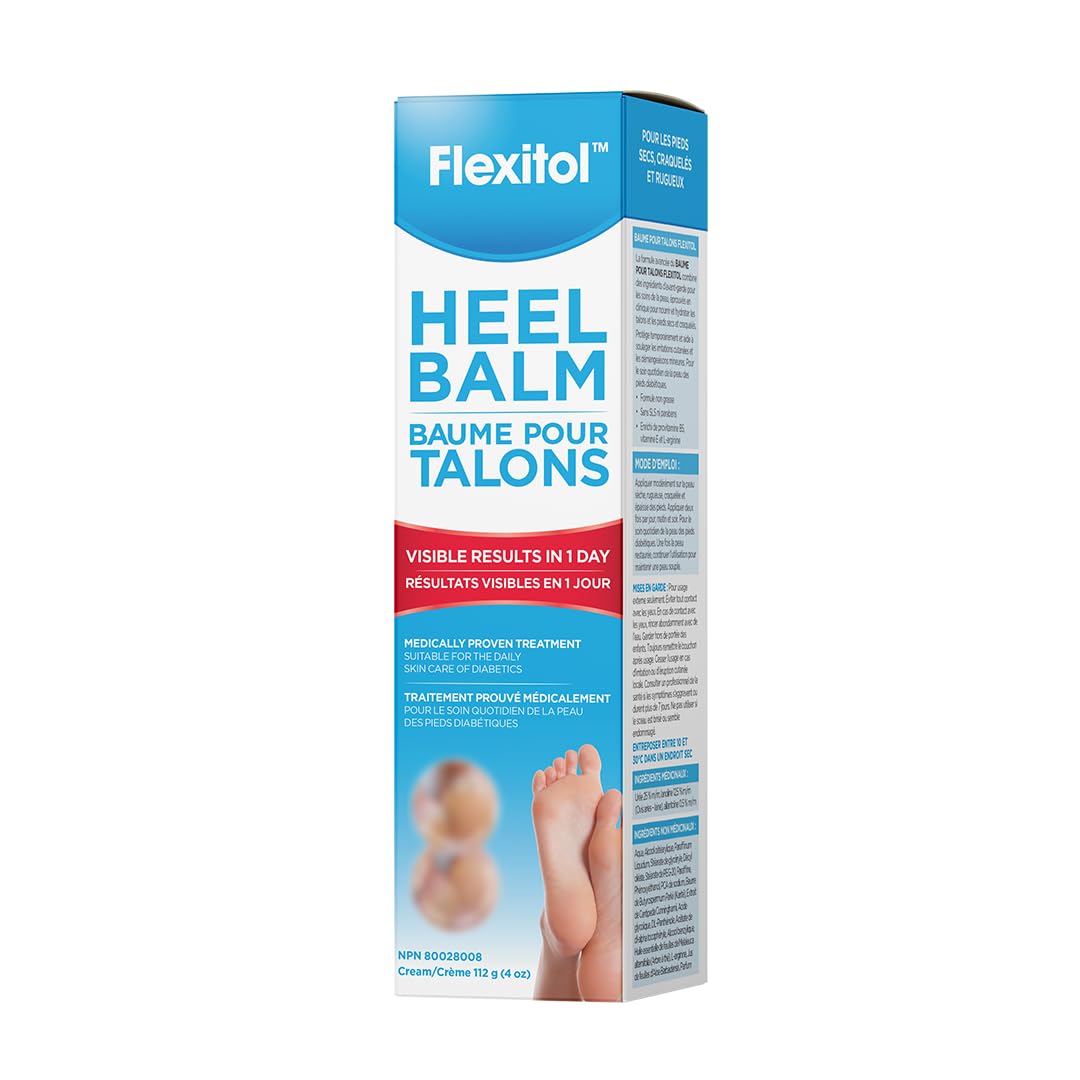 Flexitol Heel Balm – Best Foot Cream, Effective Treatment for Chapped Feet (112g)