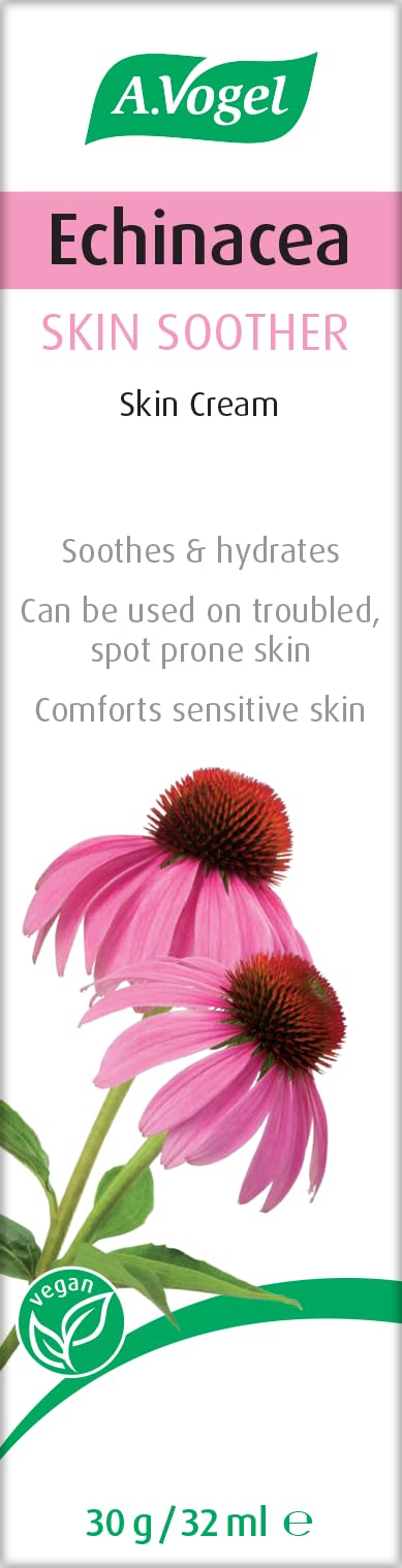 A.Vogel Echinacea Skin Cream | Naturally Soothes Sensitive Skin, Spot Prone Skin, Skin Redness | Anti Itch Cream | Paraben-Free