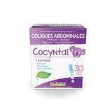 Boiron Cocyntal 30 unit-doses used for infant colic: abdominal pain, cramps, spasms and intestinal gas. Age: 1 to 6 months. Day and Night use.