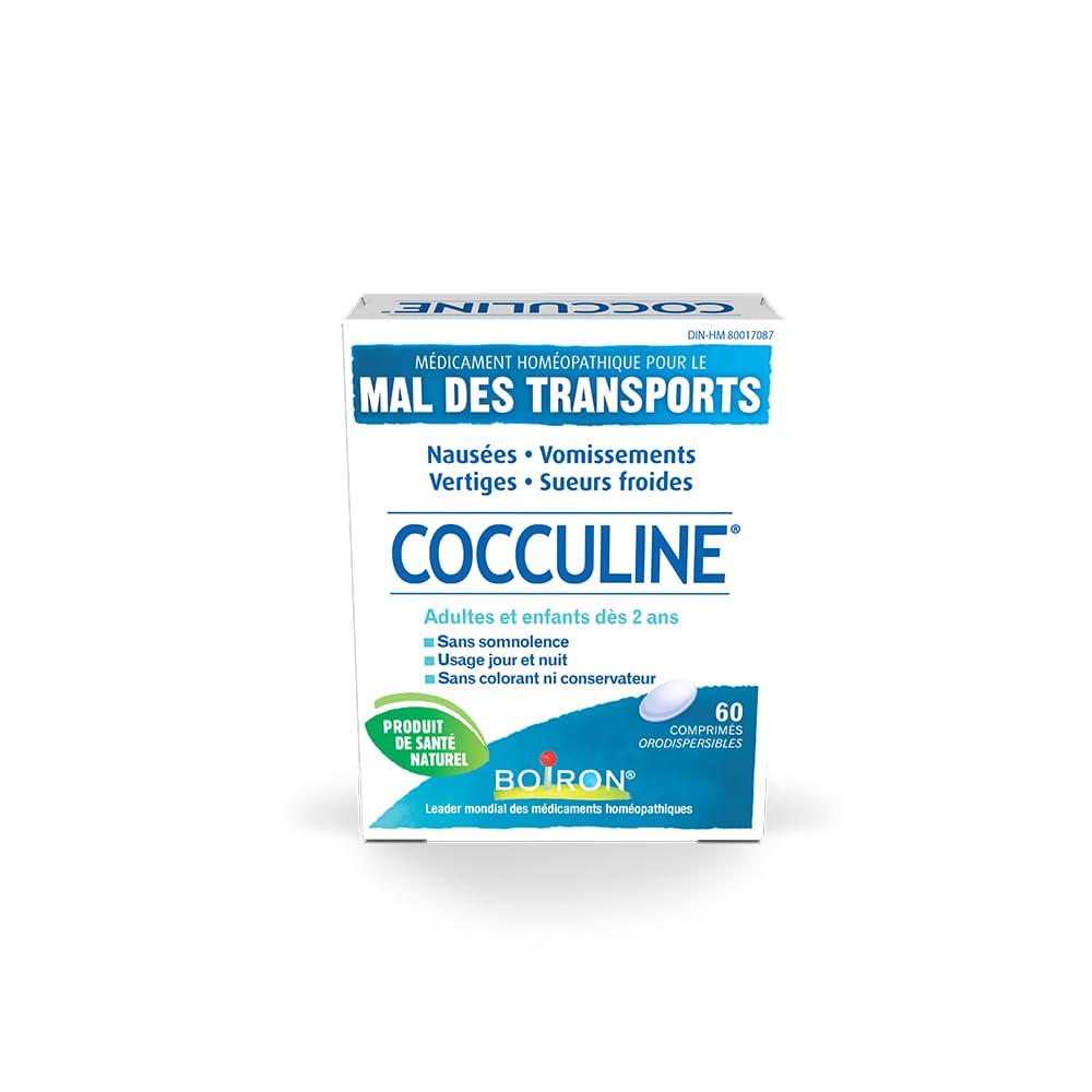 Boiron Cocculine, 60 tablets, Homeopathic Medicine for the relieves of motion sickness & nausea
