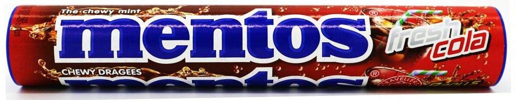 European MENTOS - 20 Rolls Pack (Fresh Cola)