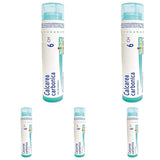 Boiron Calcarea carbonica 6ch,Homeopathic Medicine. Each Tube Contains 4 g (Approximately 80 pellets) (Pack of 5)