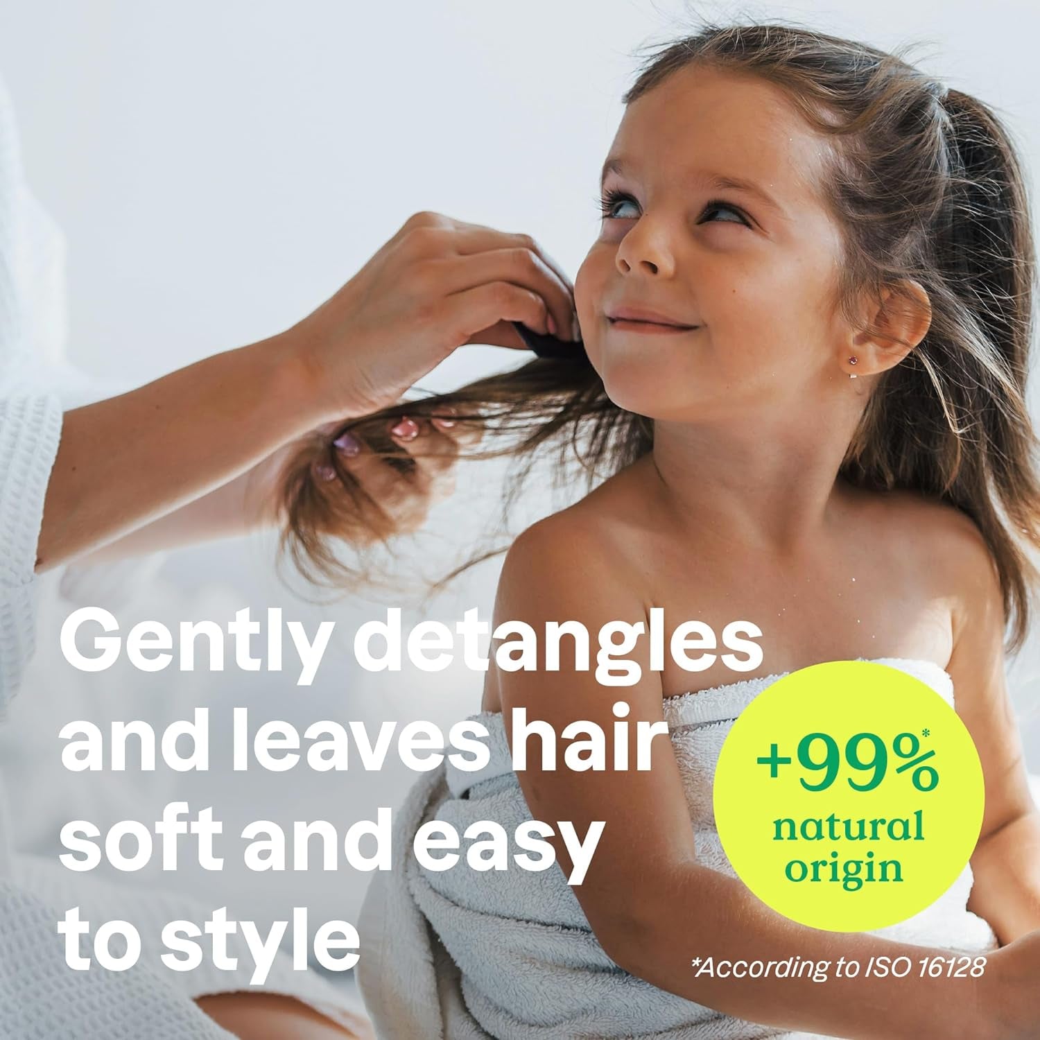 Rinse-Free Hair Detangler Spray for Kids, Made in Canada, EWG Verified, Leave in Product, Vegan, Vanilla and Pear, 240 Ml