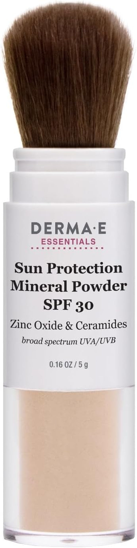 DERMA E Sun Protection Mineral Powder SPF 30, 0.16 OZ