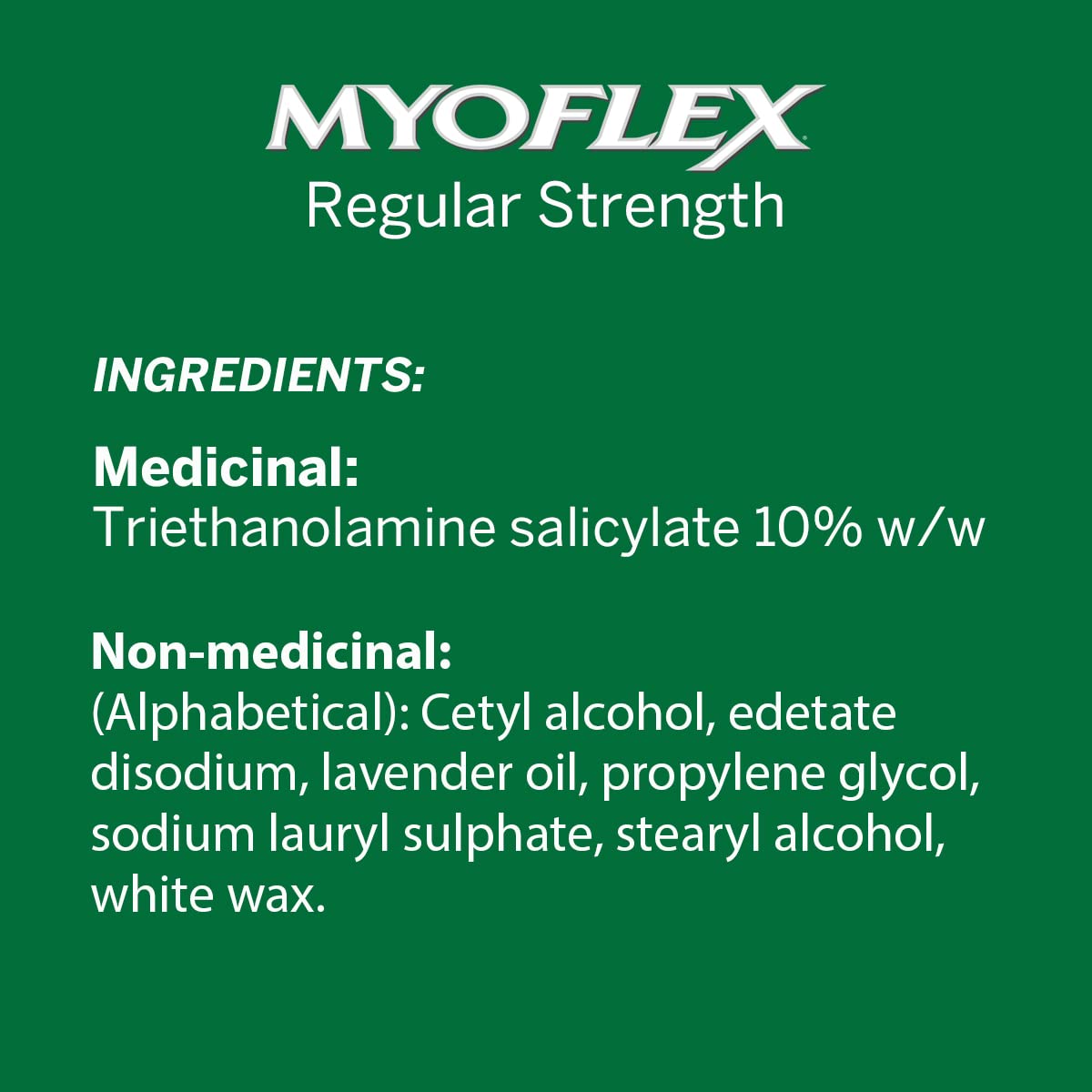 Myoflex Odour Free Regular Strength Pain Relief Rub