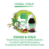 Boiron Stodal Herbal Syrup – Plant-Based Formula for Cough & Cold symptoms, 150ml Bottle. Suitable for ages 5 to 14 years