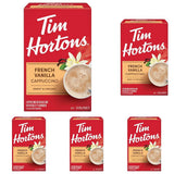 Tim Hortons French Vanilla Cappuccino Packets, French Vanilla Cappuccino, 8 Count (Pack of 5)