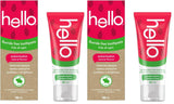 Hello Watermelon Flavour Fluoride Free Kids Toothpaste, Vegan, SLS Free, Gluten Free, Safe to Swallow for Baby and Toddlers Natural Toothpaste, 88 mL 2 Pack