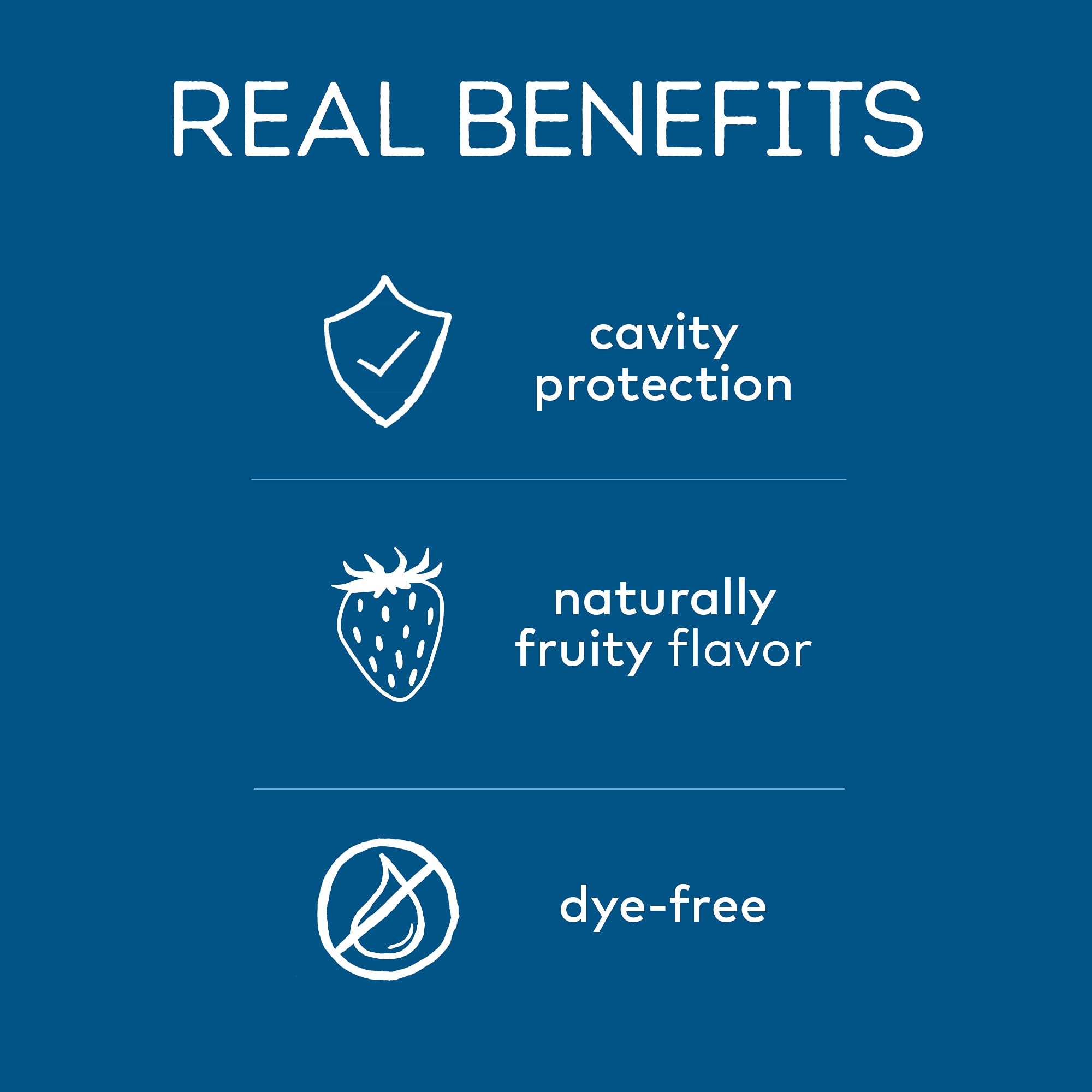 Tom's of Maine Natural Children's Fluoride-Free Toothpaste, Silly Strawberry, 90 ml, 3-Pack, Amazon Exclusive