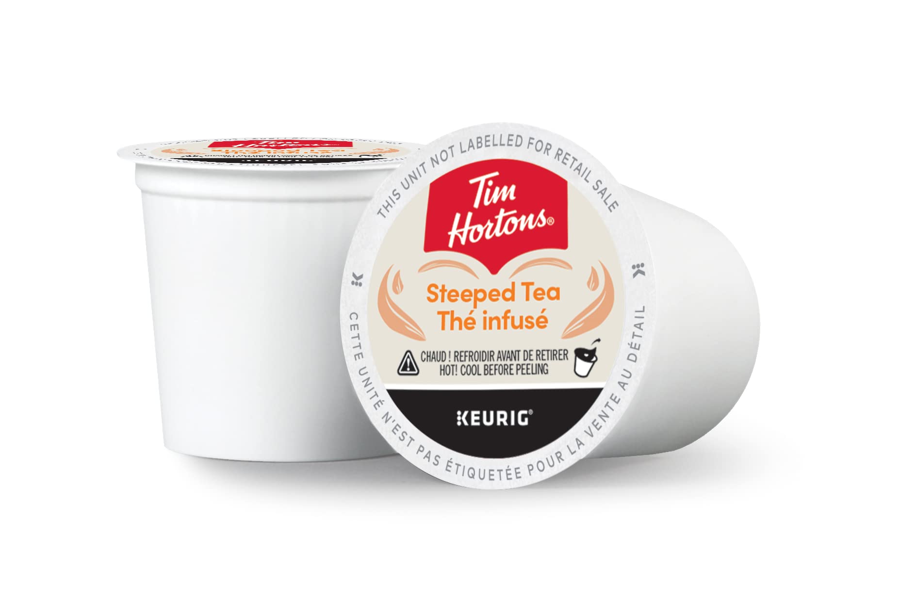 Tim Hortons Steeped Orange Pekoe Tea, Single Serve Keurig K-Cup Pods, 12 Count