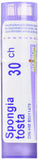 Boiron Spongia tosta 30ch,Homeopathic medicine. Each tube contains 4 g (approximately 80 pellets)