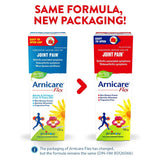 Boiron Arnicare Flex used for the relief of joint pain: arthritis associated symptoms - osteoarthritis symptoms - minor sprains and strains. Adults & children from 10 years old.